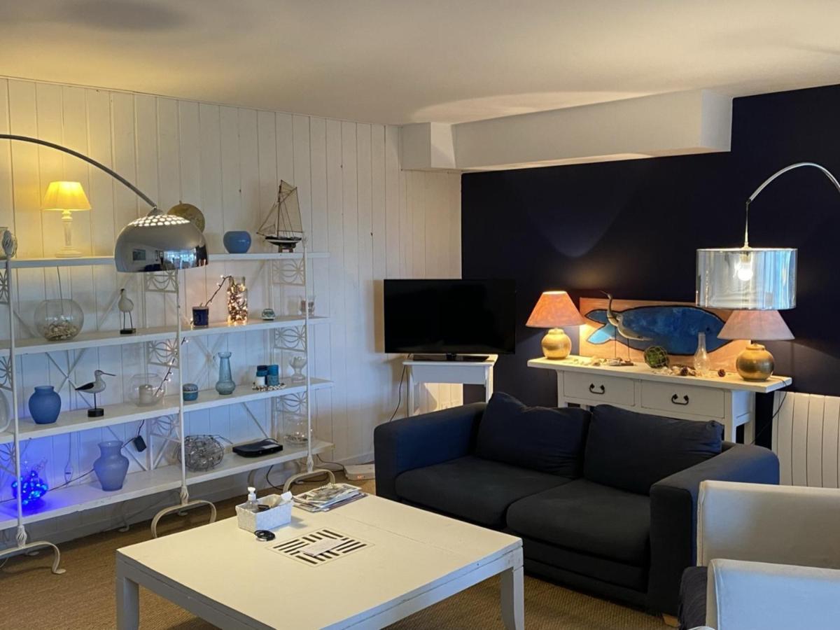 Grand Duplex En Front De Mer Avec 3 Chambres, Animaux Acceptes, Equipements Complets, Cabourg - Fr-1-487-321 Luaran gambar