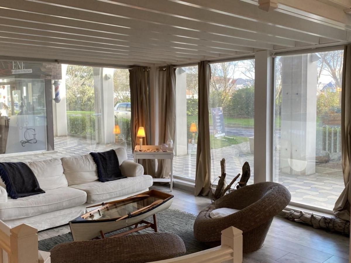 Grand Duplex En Front De Mer Avec 3 Chambres, Animaux Acceptes, Equipements Complets, Cabourg - Fr-1-487-321 Luaran gambar
