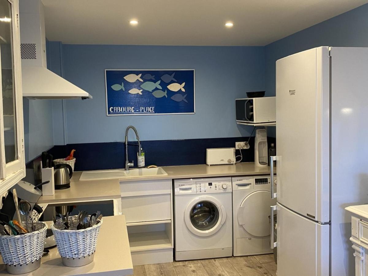 Grand Duplex En Front De Mer Avec 3 Chambres, Animaux Acceptes, Equipements Complets, Cabourg - Fr-1-487-321 Luaran gambar